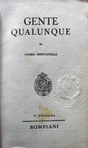 Gente qualunque. II edizione.