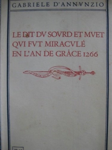 Le dit du sourd et muet qui fut miraculé en …