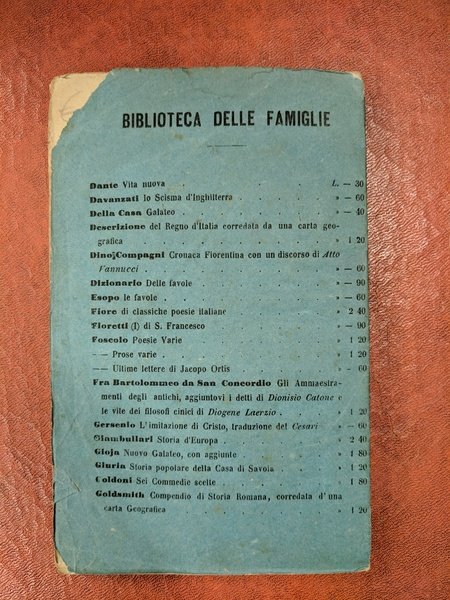 Prose varie. Ultime lettere di Jacopo Ortis, Gazzettino del bel …