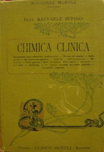 Chimica clinica. Operazioni fisico-chimiche fondamentali-Esame del sangue- della saliva- del …