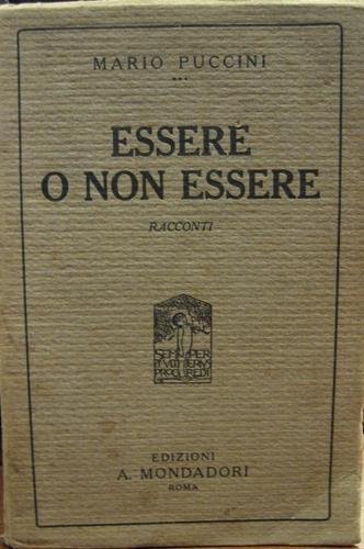 Essere o non essere. Racconti.