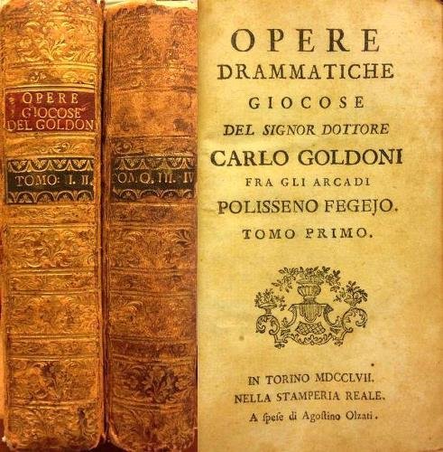 Opere drammatiche giocose del Signor Dottore Carlo Goldoni fra gli …