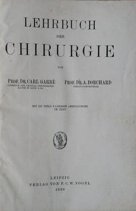 Lehrbuch der chirurgie. Mit 535 teils farbigen abbildungen im text.