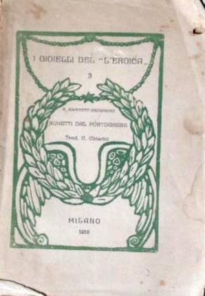 Sonetti dal portoghese. Traduzione C. Chiarini.