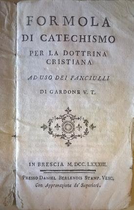 Formola di catechismo per la dottrina cristiana ad uso dei …