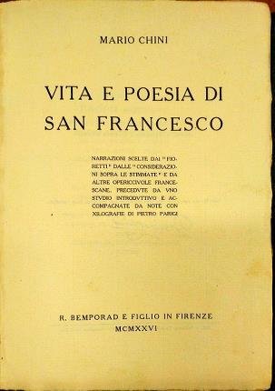 "Vita e poesie di San Francesco. Narrazioni scelte dai "Fioretti" …