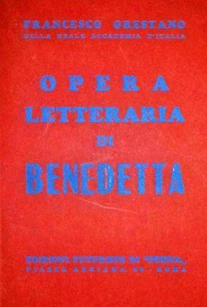 Opera letteraria di Benedetta.