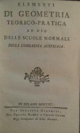Elementi di geometria teorico-pratica ad uso delle scuole normali della …