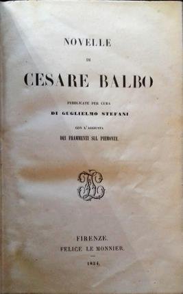 Novelle. Pubblicate per cura di Guglielmo Stefani. Con l'aggiunta diei …