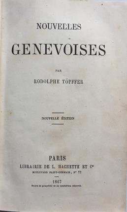 Nouvelles Genevoises. Nouvelle édition.