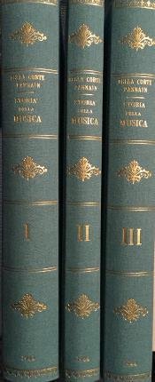 Storia della musica. Tre volumi. Volume primo: Dal Medioevo al …