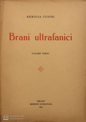 Brani ultrafanici. Volume terzo.