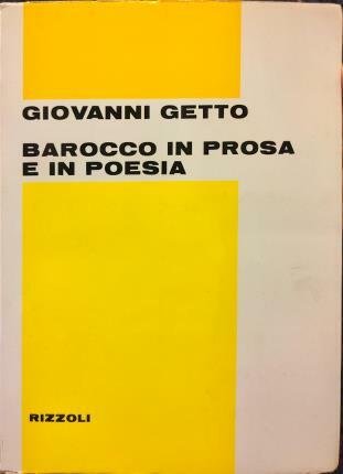 Barocco in prosa e in poesia.