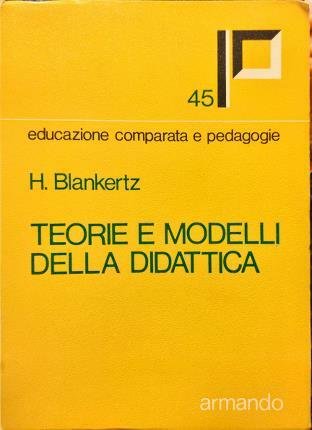 Teorie e modelli della didattica.