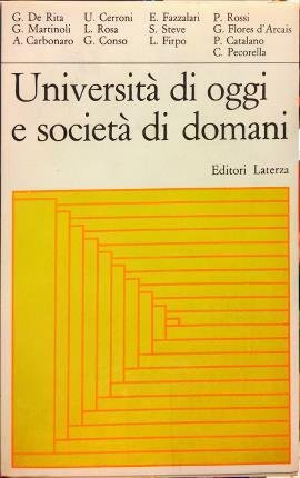 Università di oggi e società di domani. Studi e ricerche …