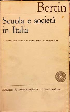 Scuola e società in Italia. A cura di Giovanni Mario …