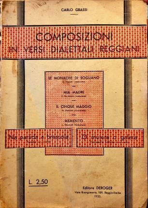 Composizioni in versi dialettali reggiani.