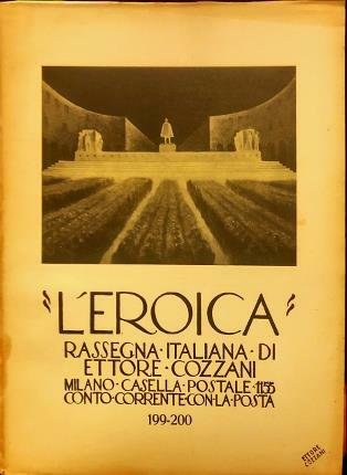 L’Eroica n. 199-200. Rassegna italiana di Ettore Cozzani.