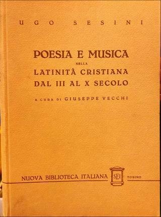 Poesia e musica nella latinità cristiana dal III al X …