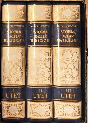 Storia delle religioni. Tre volumi. Quinta edizione riveduta a cura …