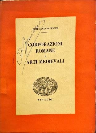 Corporazioni romane e arti medievali.