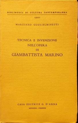 Tecnica e invenzione nell’opera di Giambattista Marino.