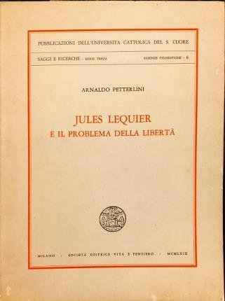 Jules Lequier e il problema della libertà.