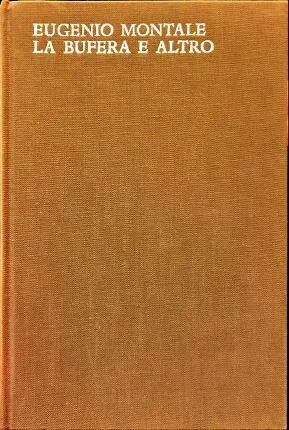 La bufera e altro. Poesie III. | Immagine principale