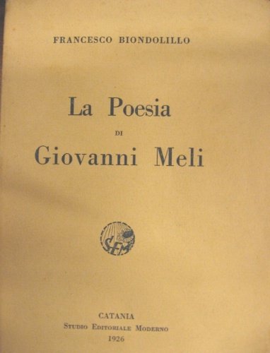 La poesia di Giovanni Meli.