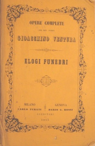 Raccolta di elogi funebri. Lettere necrologiche.