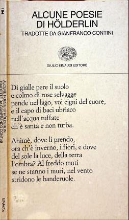 Alcune poesie di Holderlin.
