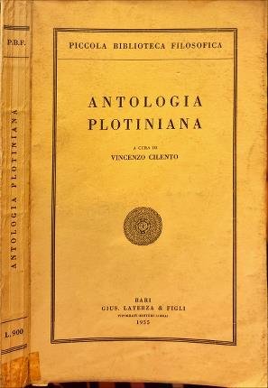 Antologia plotiniana.