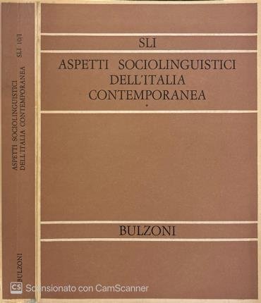 Aspetti sociolinguistici dell'Italia contemporanea. | Immagine principale