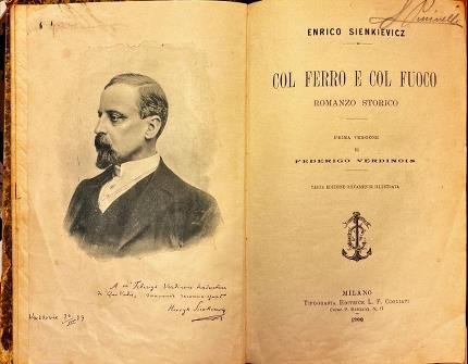 Col ferro e col fuoco. Romanzo storico.