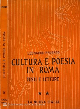 Cultura e poesia in Roma. | Immagine principale