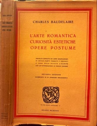 Curiosità estetiche l'arte romantica opere postume.