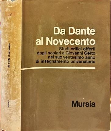 Da Dante al Novecento.