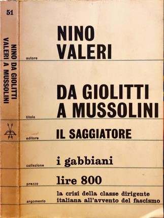 Da Giolitti a Mussolini.