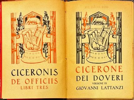 Dei doveri versione di Giovanni Lattanzi.