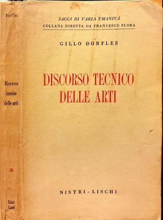 Discorso tecnico delle arti.