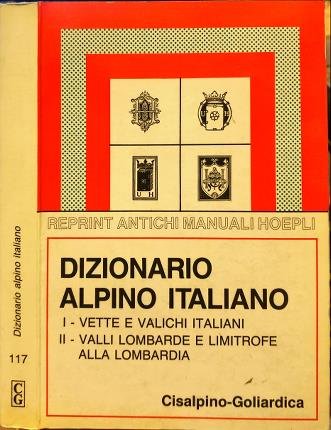 Dizionario Alpino italiano.
