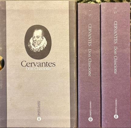Don Chisciotte della Mancia. Due volumi.