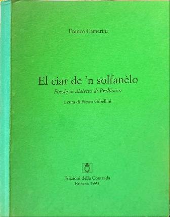 El ciar de'n solfanèlo.