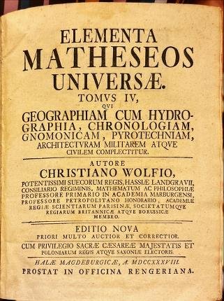 Elementa matheseos universae. Tomus IV.
