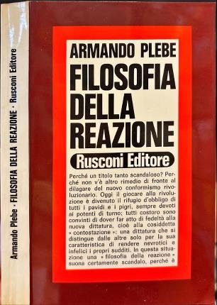 Filosofia della reazione.