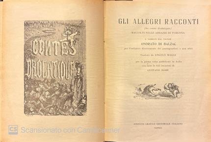 Gli allegri racconti. Raccolti nelle abbazie di Turenna. | Immagine principale