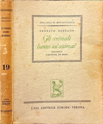Gli animali hanno un'anima?