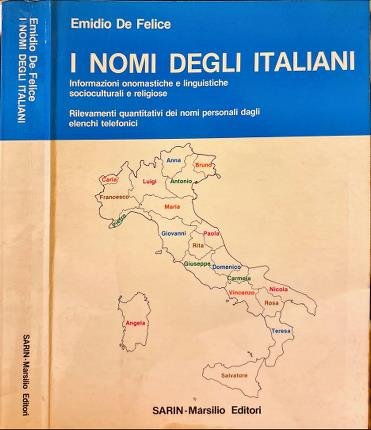 I nomi degli italiani.