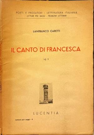 Il canto di Francesca. Inf. V.