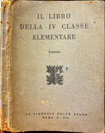 Il libro della IV classe elementare.